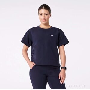 Figs Navy Tee XXS
